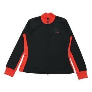 NIKE OREGON STATE BEAVERS JACKET WOMENS XL BLACK TRACK LIGHTWEIGHT FULL ZIP OSU